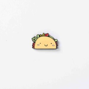 Taco Enamel Pin
