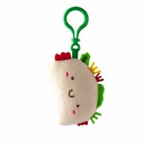 Taco Plush Keychain